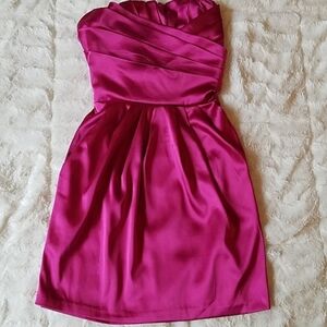 Charlotte Russe Pink Strapless Dress
